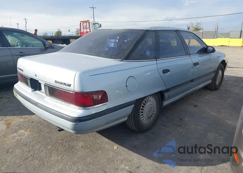1990 Mercury Sable Gs from USA, damaged, VIN 1MECM50U6LA625565